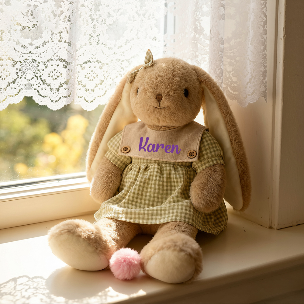 Personalized Baby Gift Adorable Soft Bunny Rabbit | CWToy166