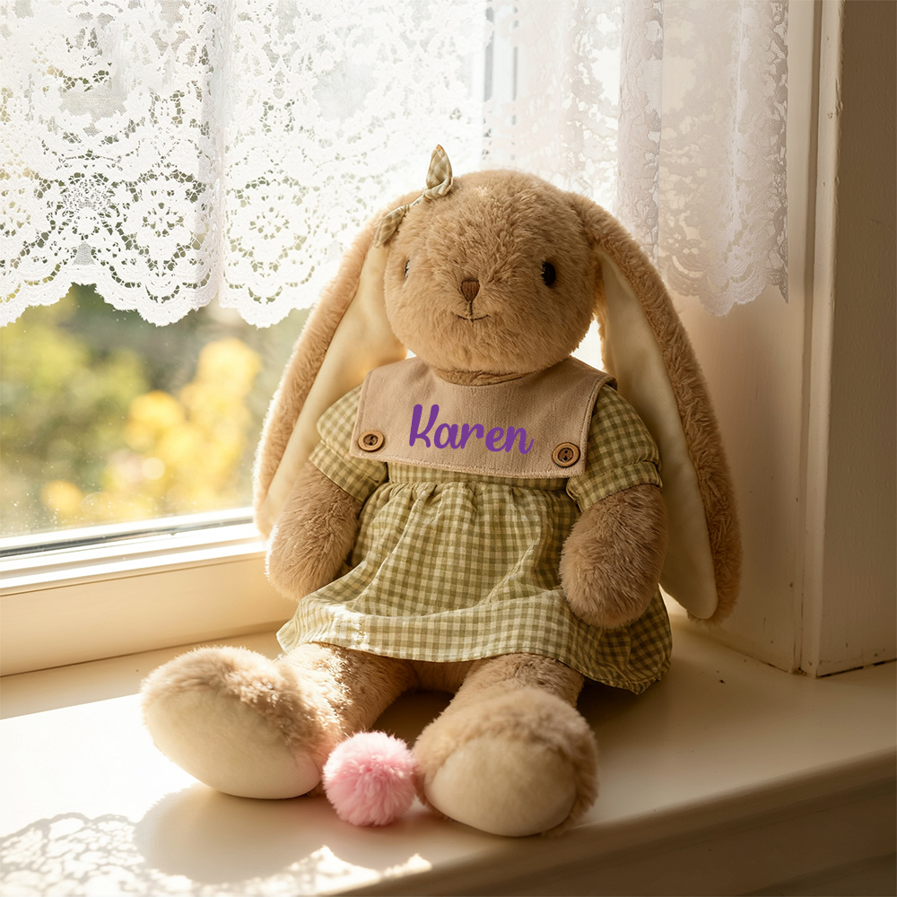Personalized Baby Gift Adorable Soft Bunny Rabbit | CWToy166