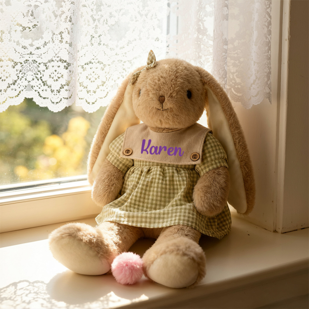 Personalized Baby Gift Adorable Soft Bunny Rabbit | CWToy166