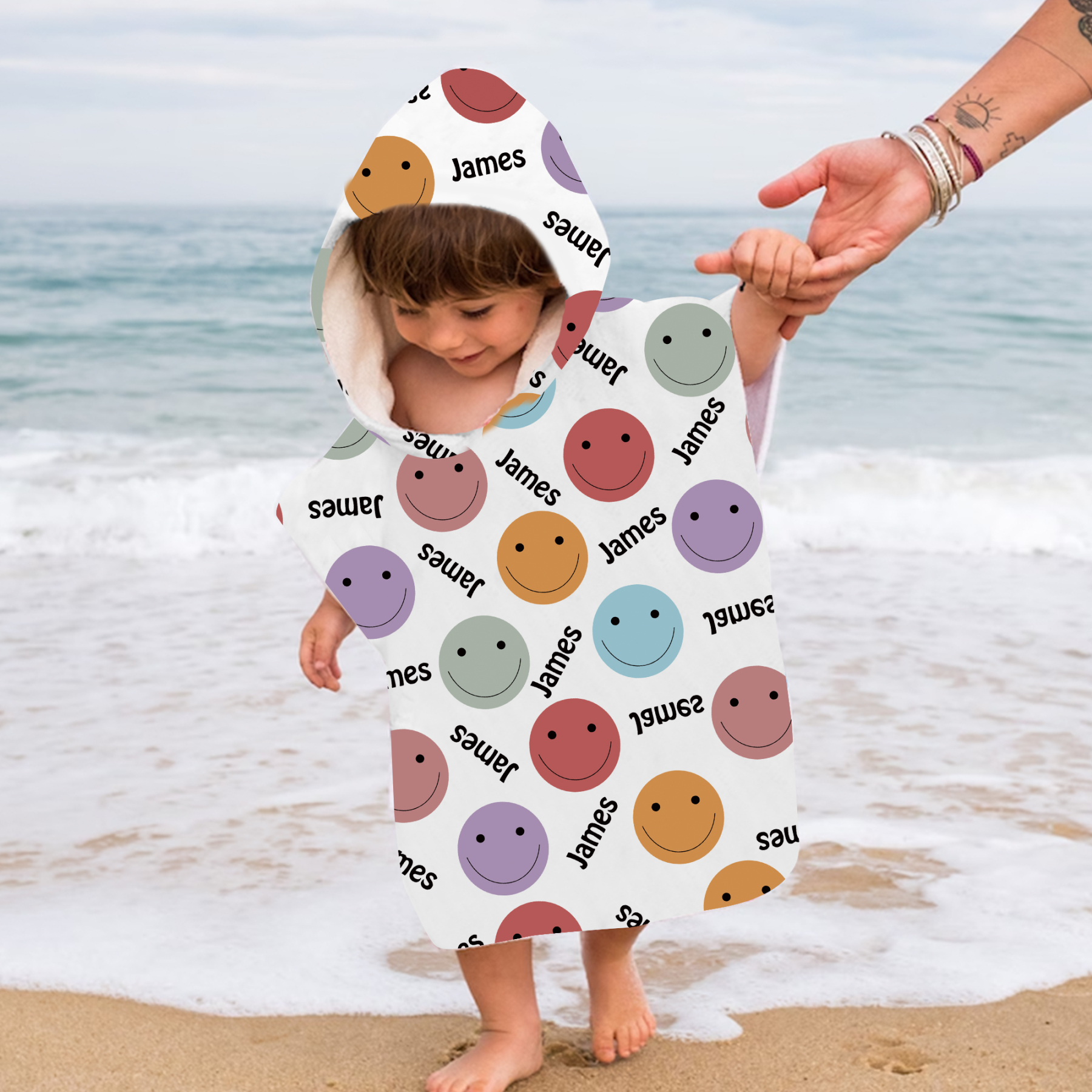 Personalized Hooded Beach Towel for Summer & Beach | CWHTowel16