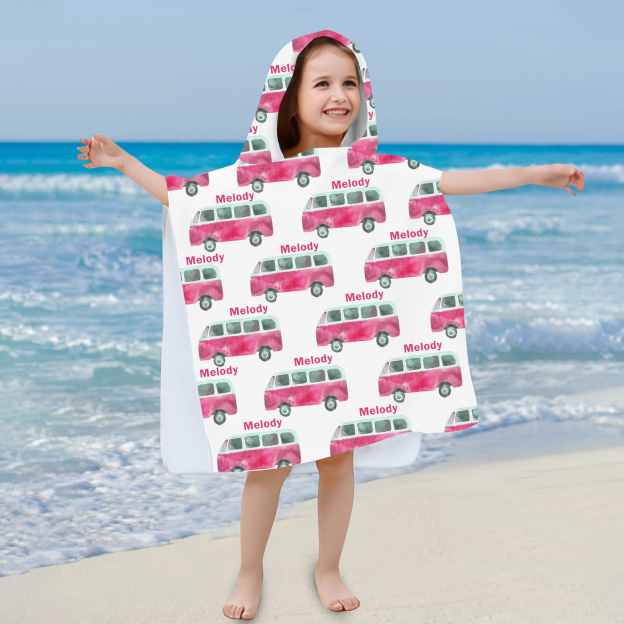 Personalized Hooded Beach Towel for Summer & Beach | CWHTowel20