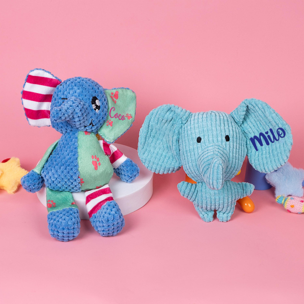 Personalized Pet Unique Elephant Squeaky Toy | BKPet294