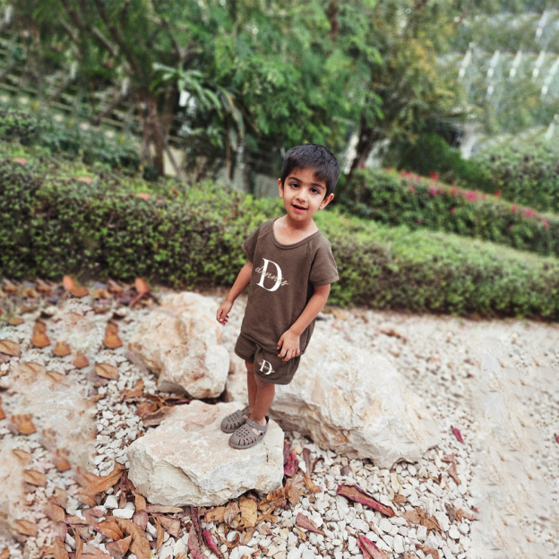 Personalized Baby waffle-knit Cozy Soft Outfit Set | CWBaby381