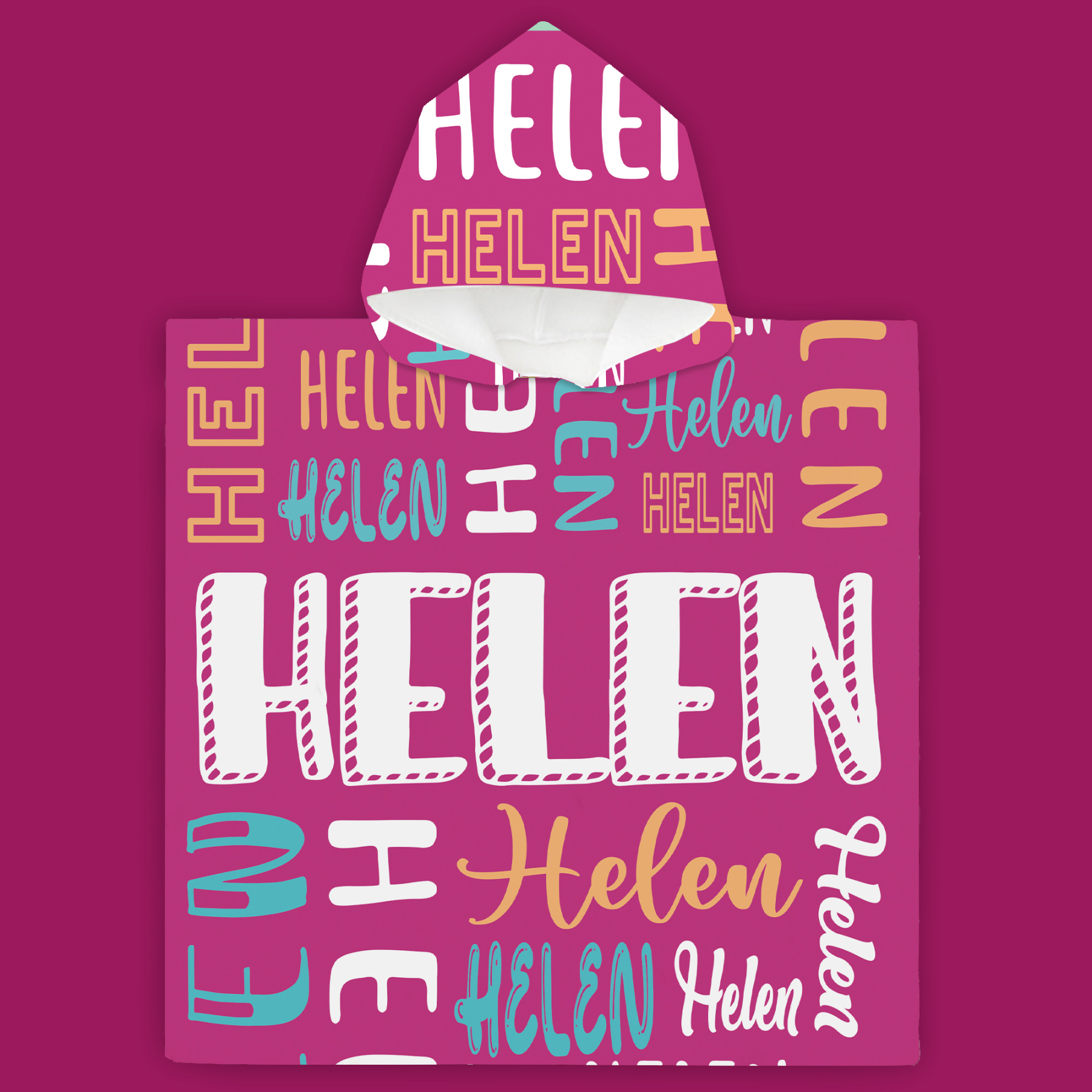 Personalized Hooded Beach Towel for Summer & Beach | CWHTowel22