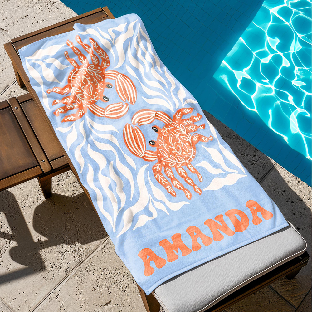 Personalized Lovely Kid Towel for Summer & Beach | CWTowel185