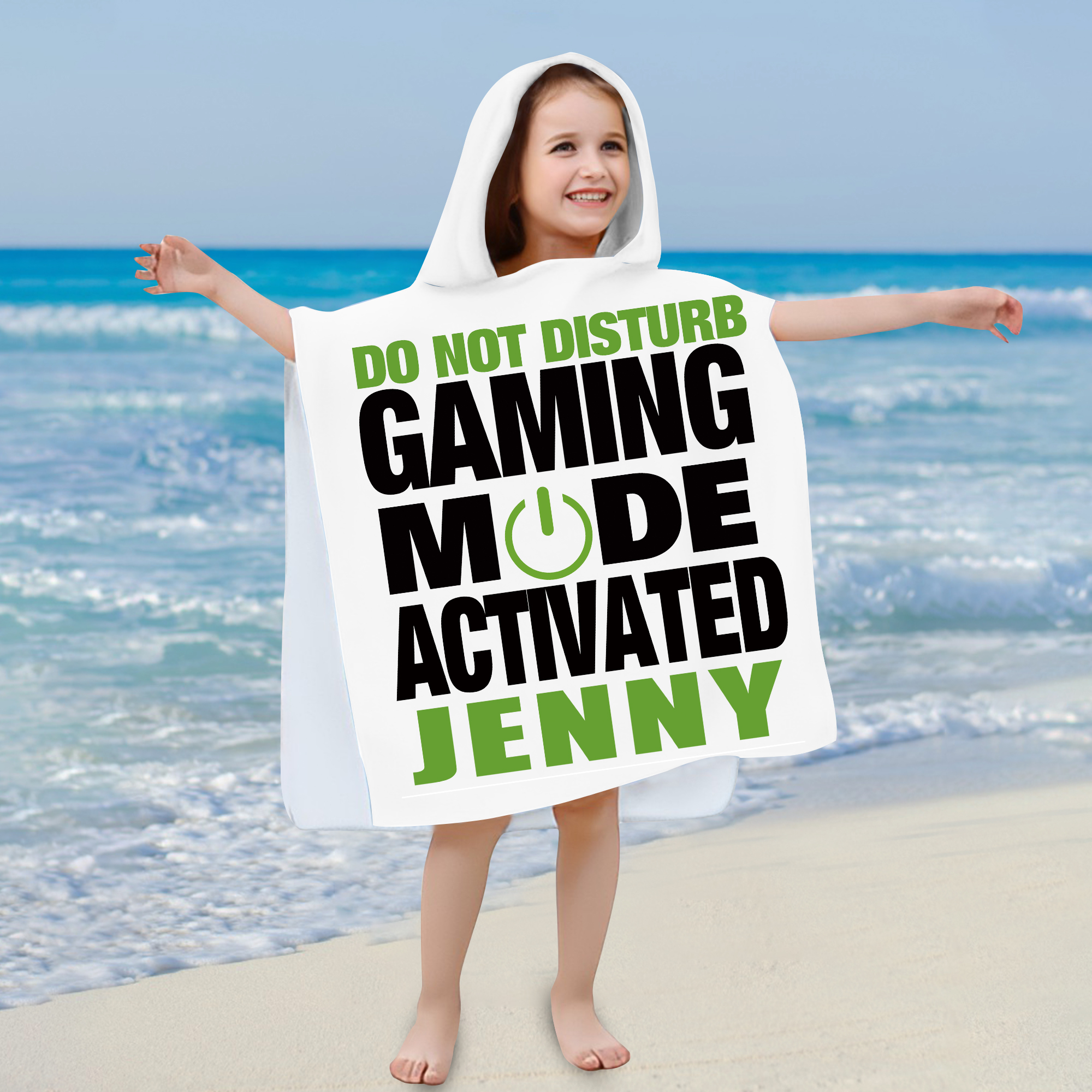 Personalized Hooded Beach Towel for Summer & Beach | CWHTowel18