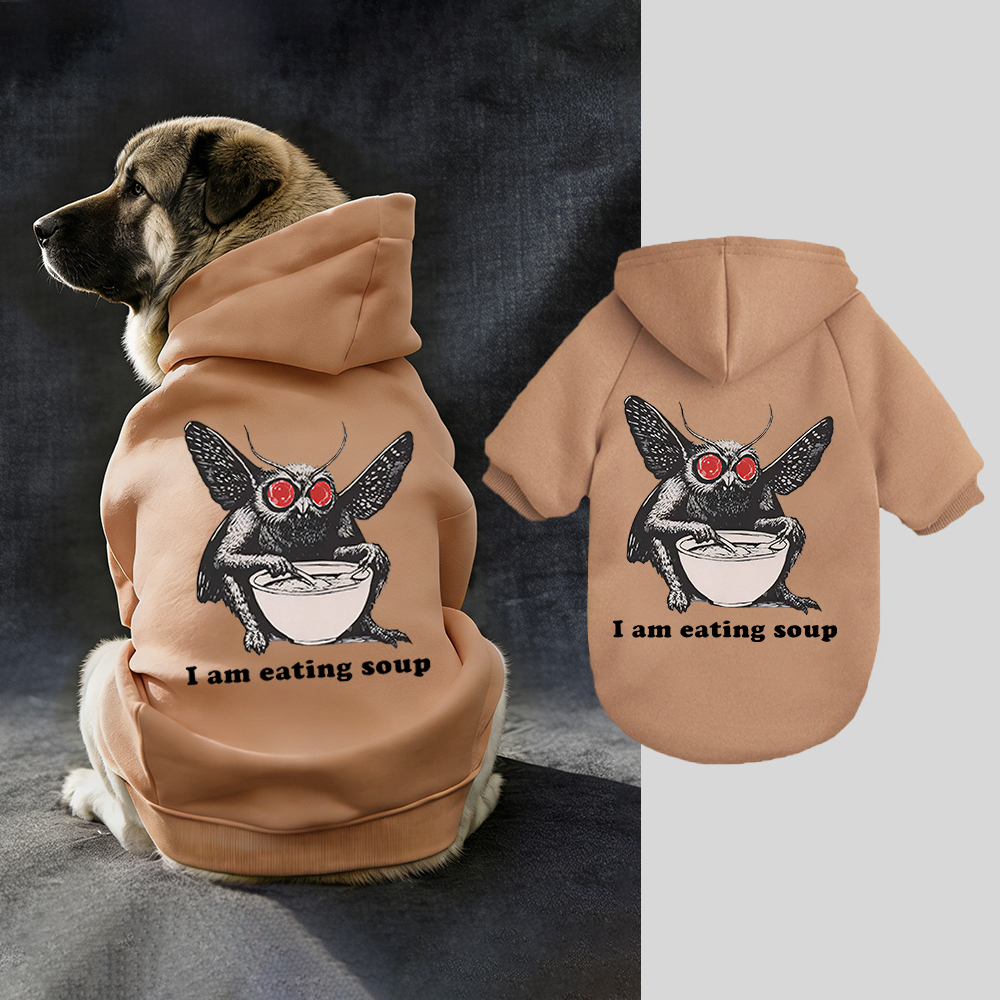 I Am Eating Soup Puppy Hoodie | BKPet318