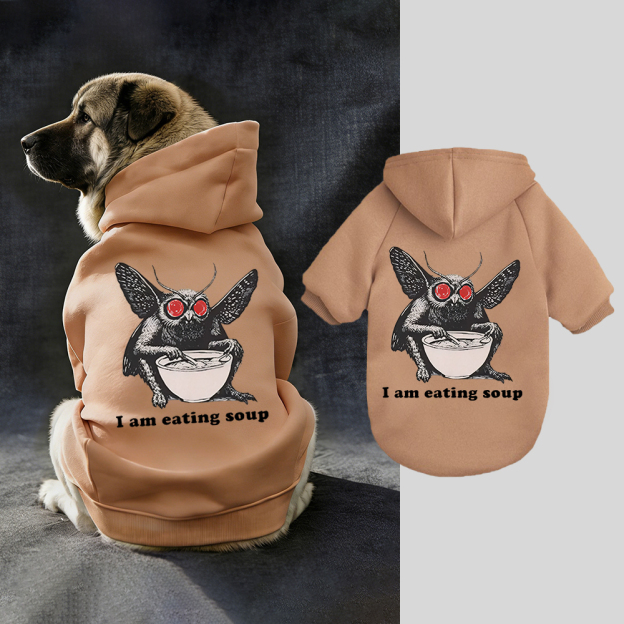 I Am Eating Soup Puppy Hoodie | BKPet318
