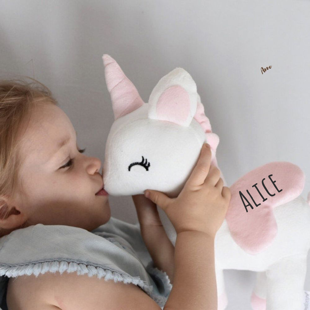 Personalized Kid's Lovely Soft Cuddly Unicorn Doll | CWToy152
