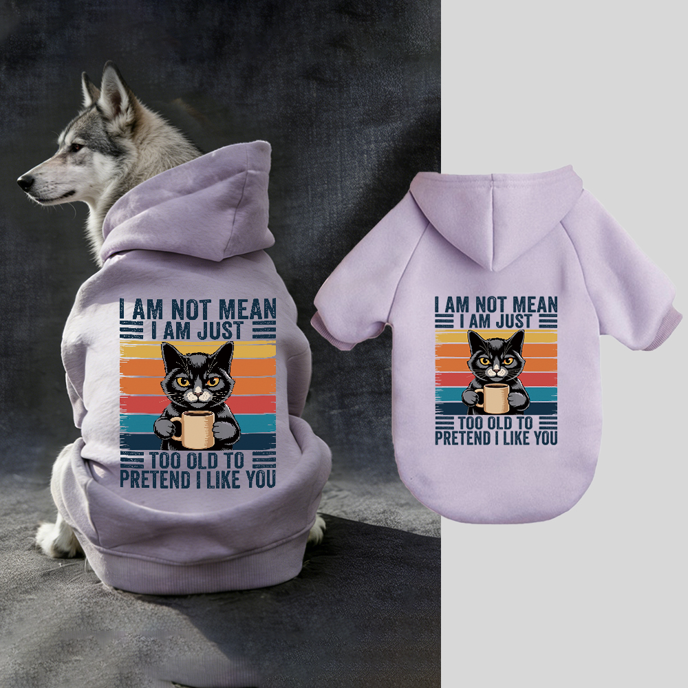 I AM NOT MEAN Puppy Hoodie | BKPet329