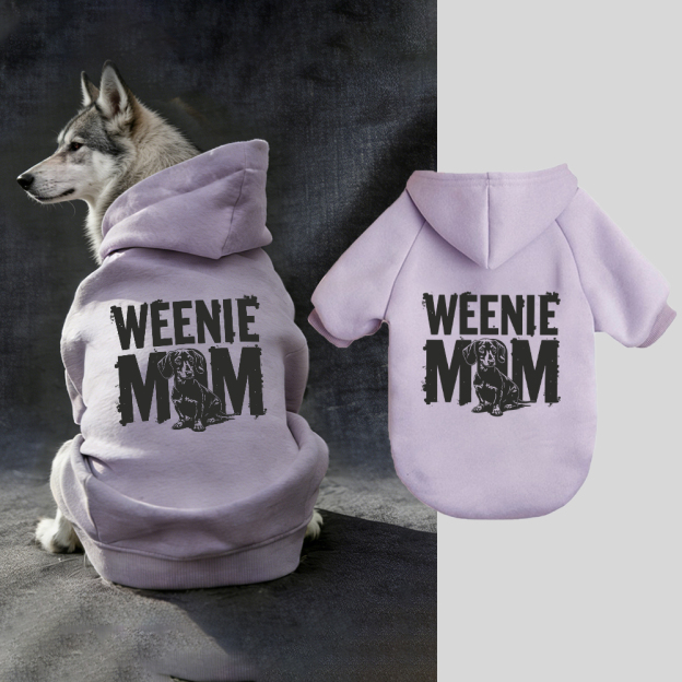 WEENIE MOM Puppy Hoodie | BKPet336