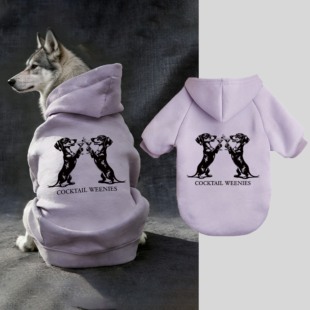 COCKTAIL WEENIES Puppy Hoodie | BKPet337