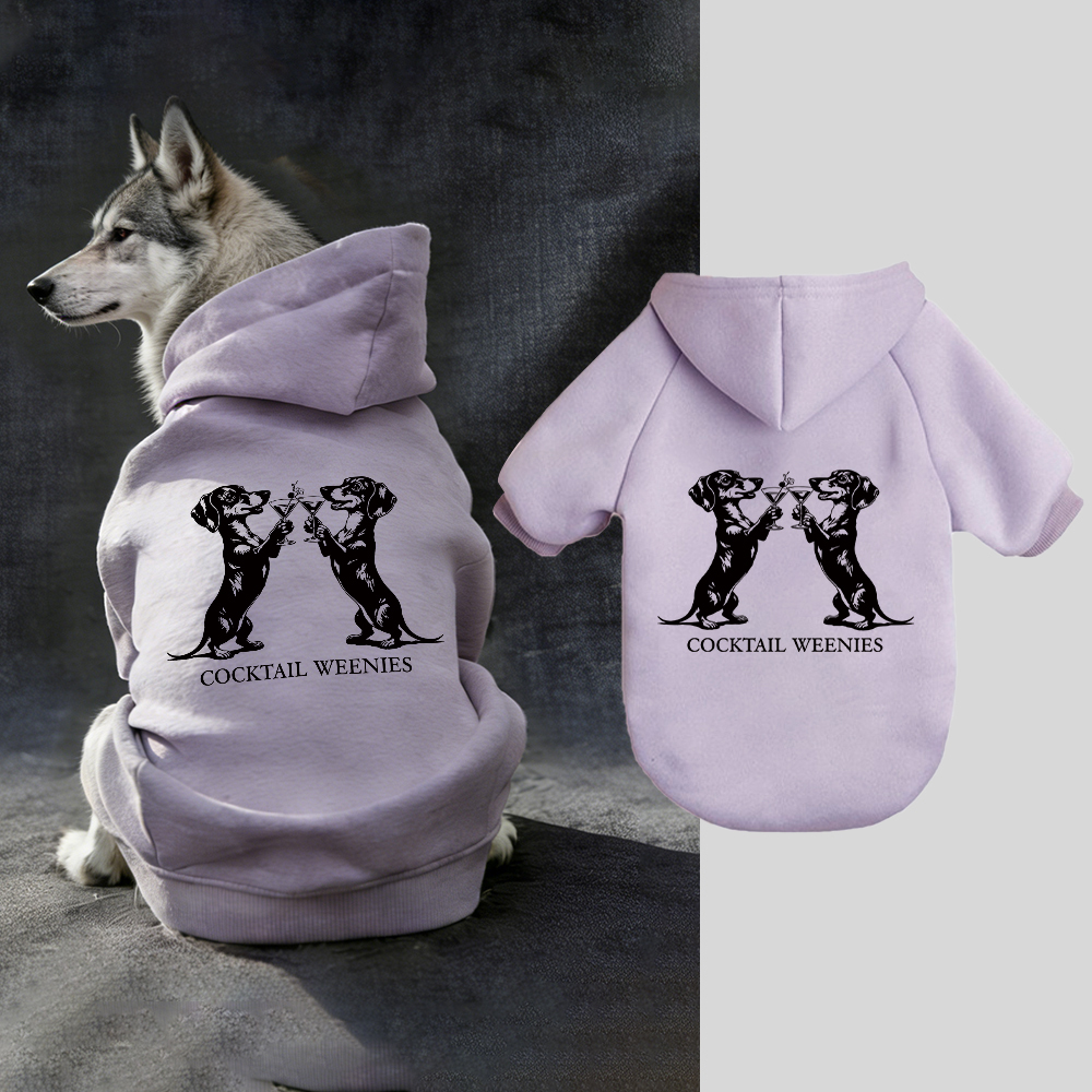 COCKTAIL WEENIES Puppy Hoodie | BKPet337