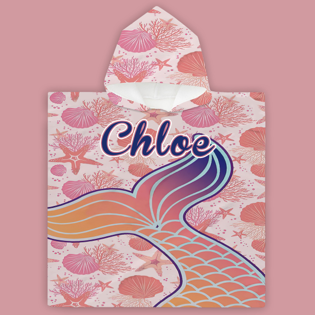 Personalized Hooded Beach Towel for Summer & Beach | CWHTowel26