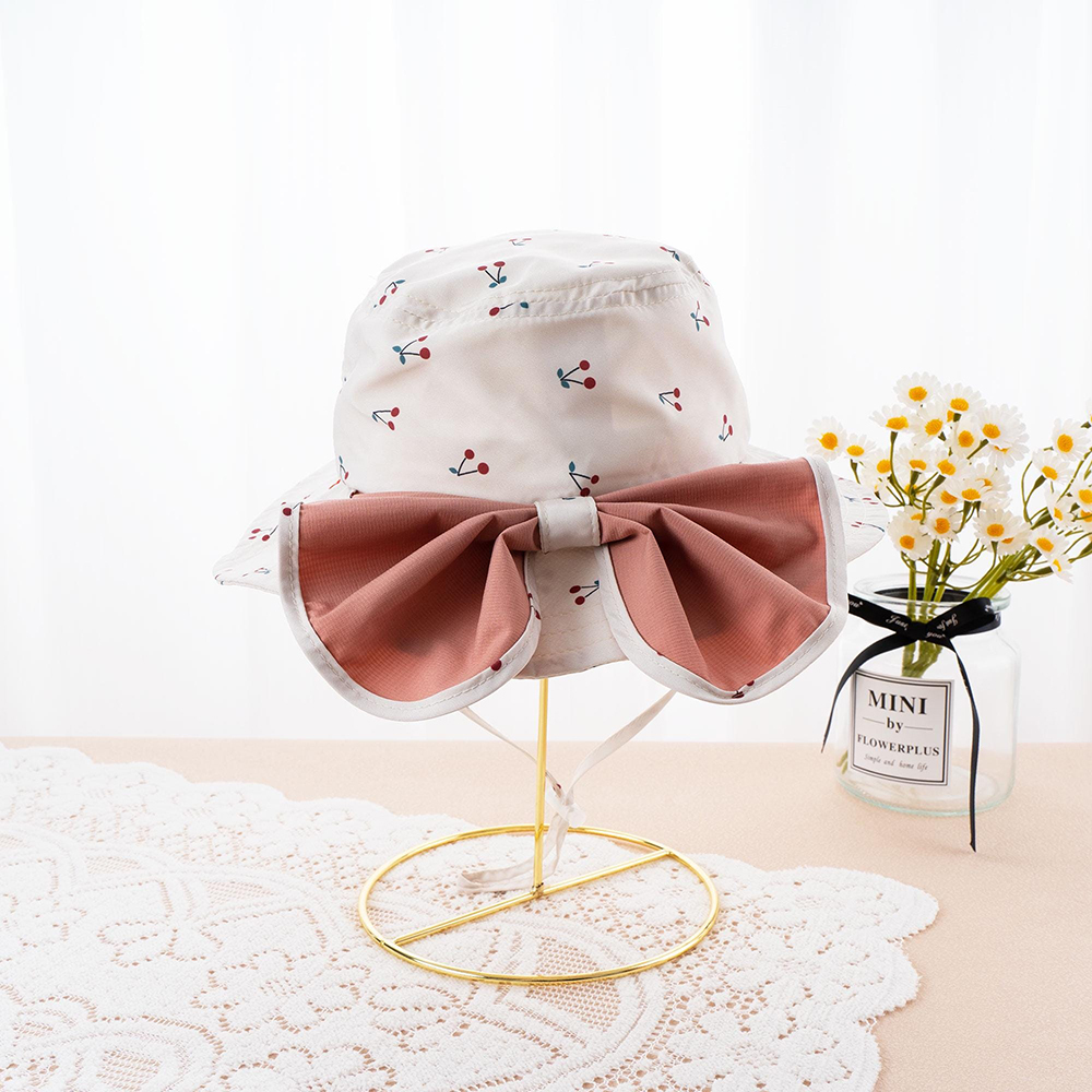 Personalized Embroidery 2-in-1 Neck Shield & Bow Sun Hat | CWBeach209