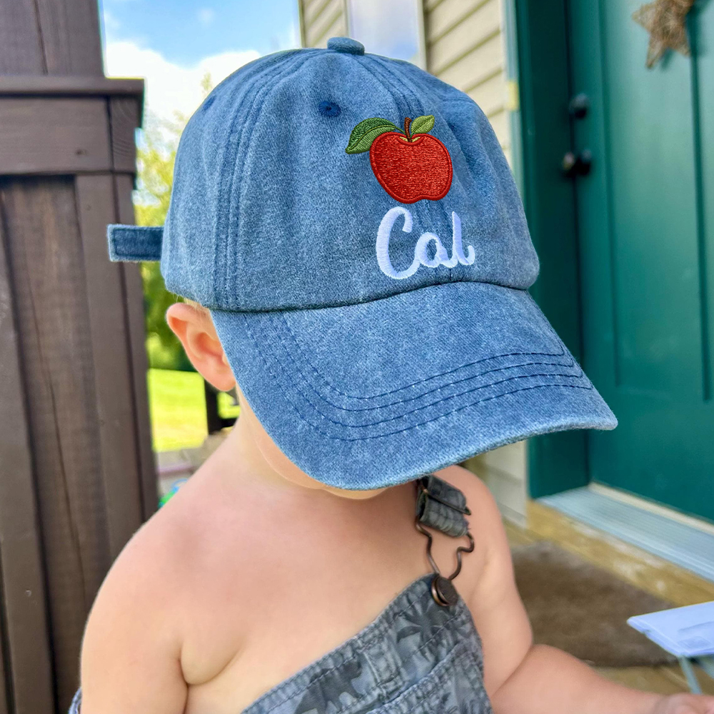 Personalized Embroidery Cute Icon Summer Baseball Hat For Kid | Hskid82