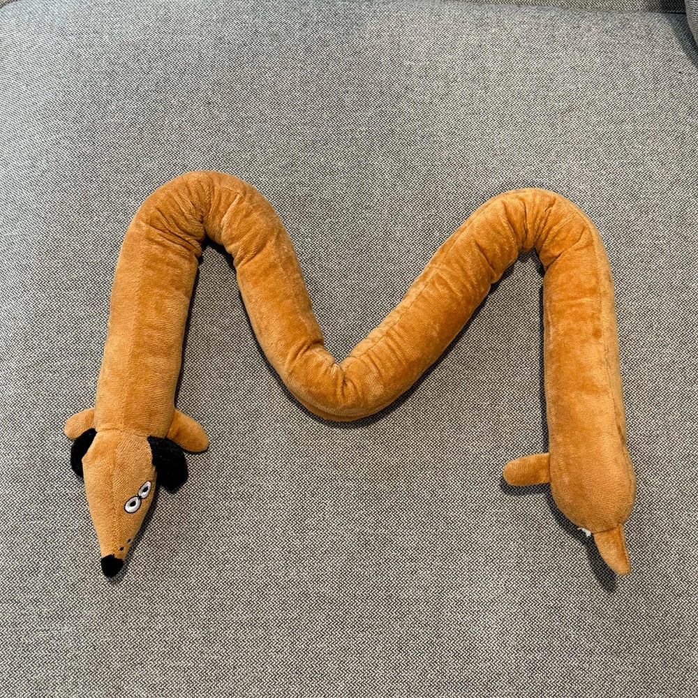 Plush Pretzel Dachshund squeaky Dog Toys | BKPet383
