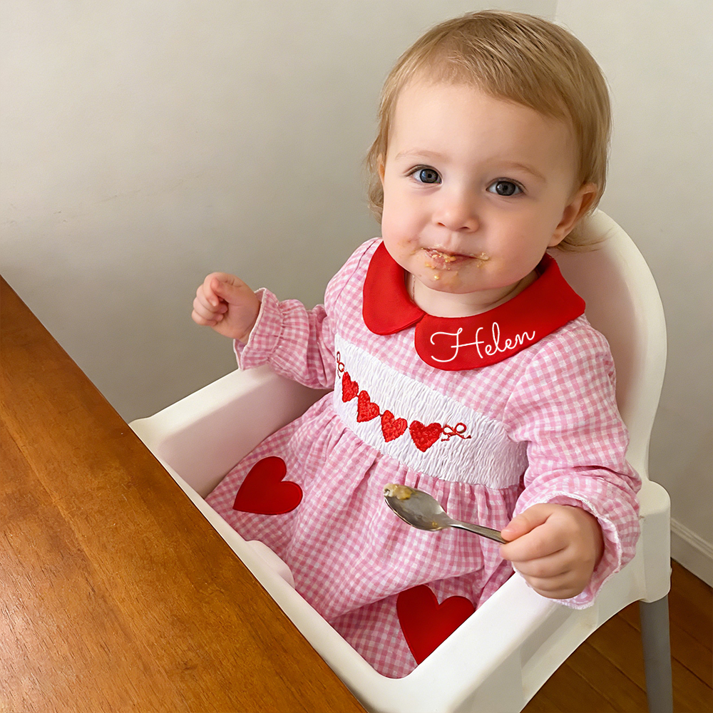 Personalized Baby Girl Valentine's Day Lovely Dress | ValGift16