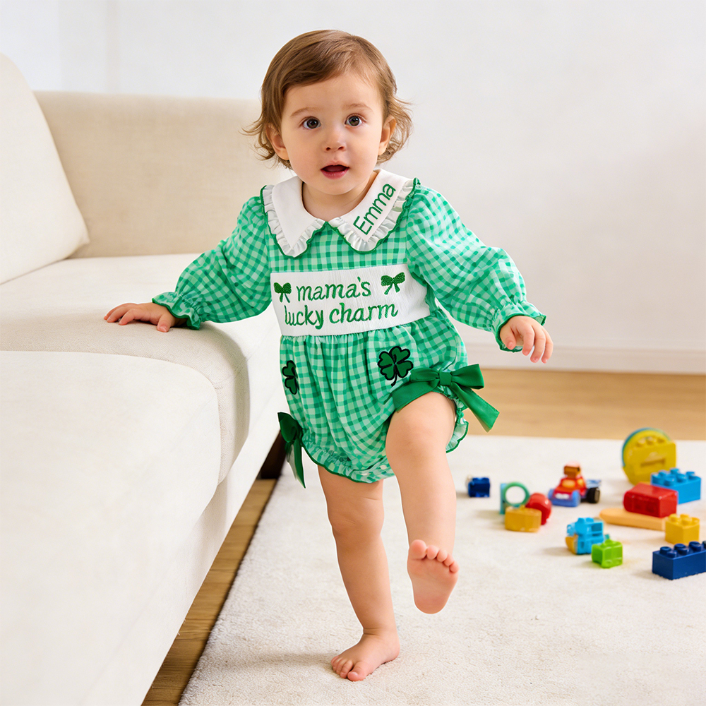 Personalized St. Patrick's Day Baby Outfit Set | CWBaby414