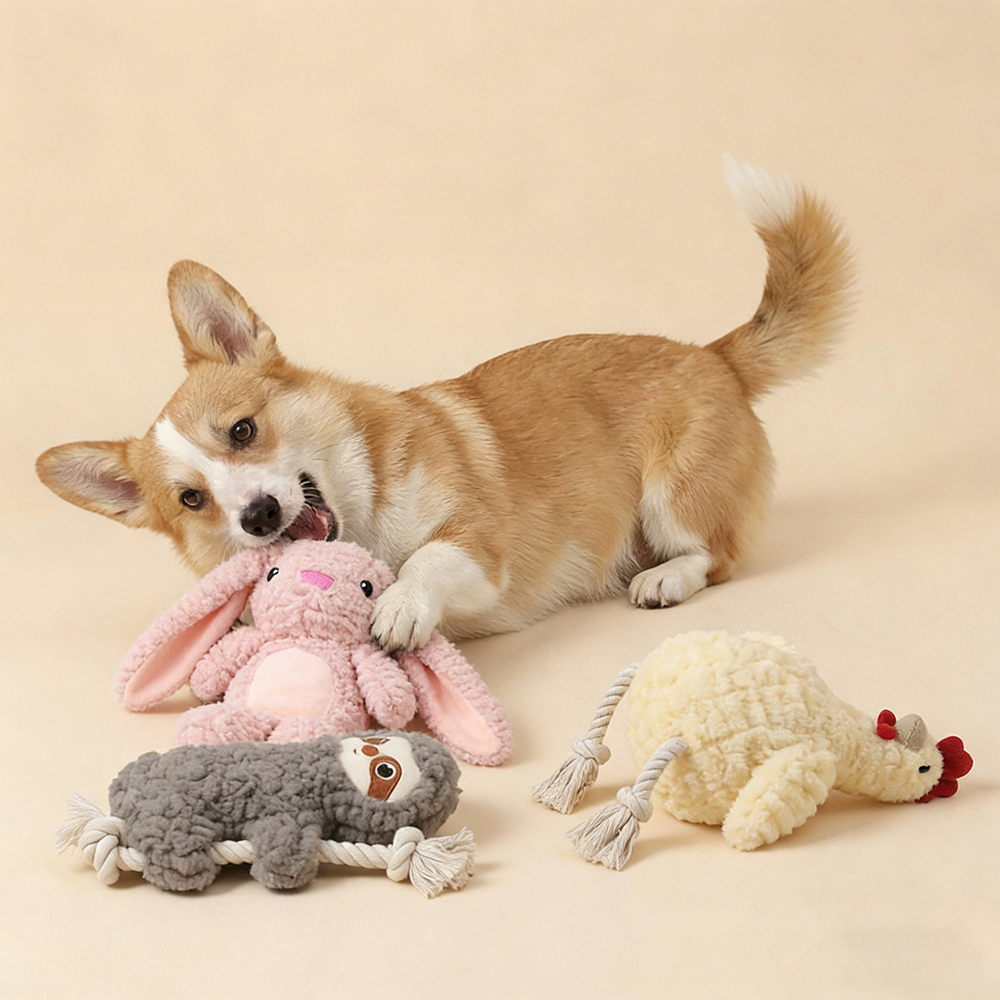 Handmade Pet Squeaky Interactive Chew Toy | BKPet396