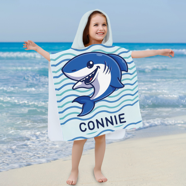 Personalized Hooded Beach Towel for Summer & Beach | CWHTowel34