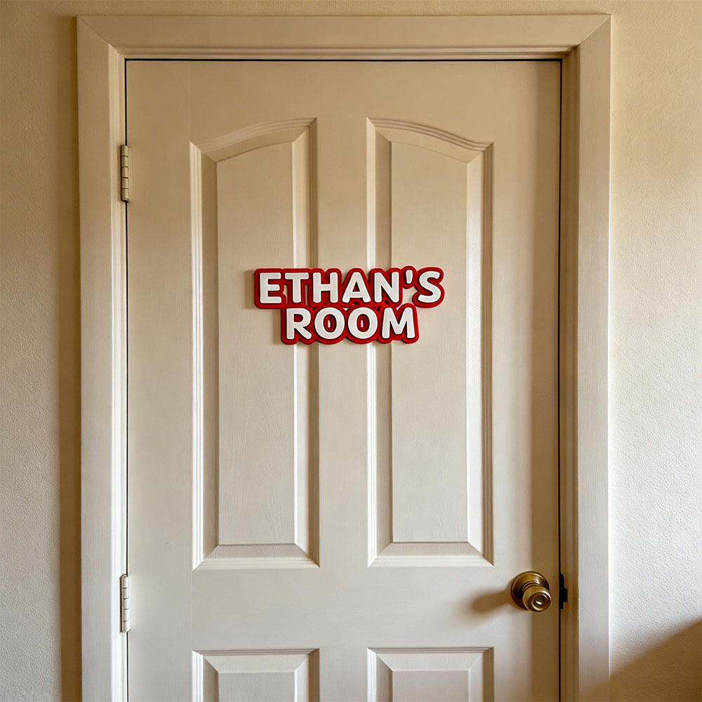 Personalized Bedroom Door Decoration Name Sign | CWBaby417