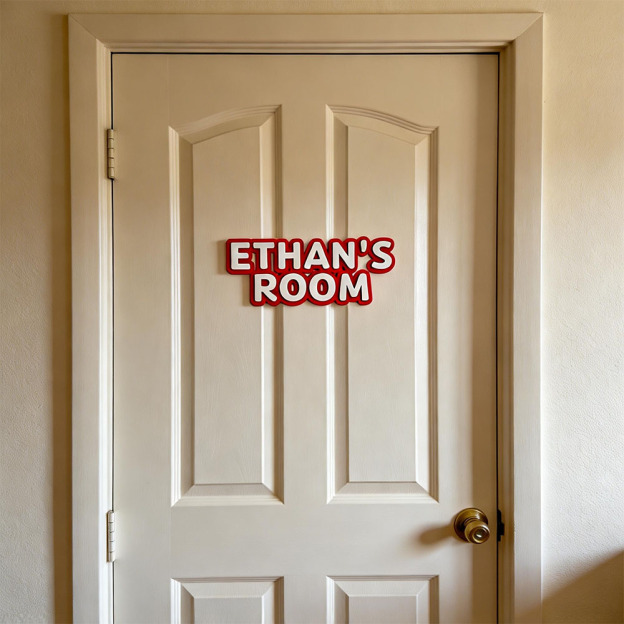 Personalized Bedroom Door Decoration Name Sign | CWBaby417