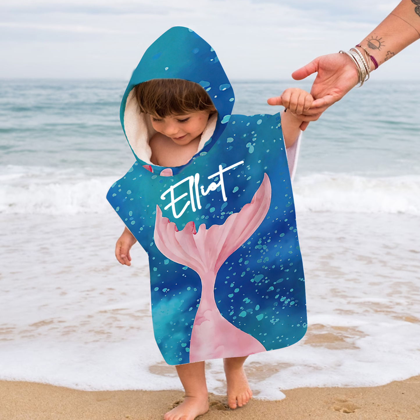 Personalized Hooded Beach Towel for Summer & Beach | CWHTowel35