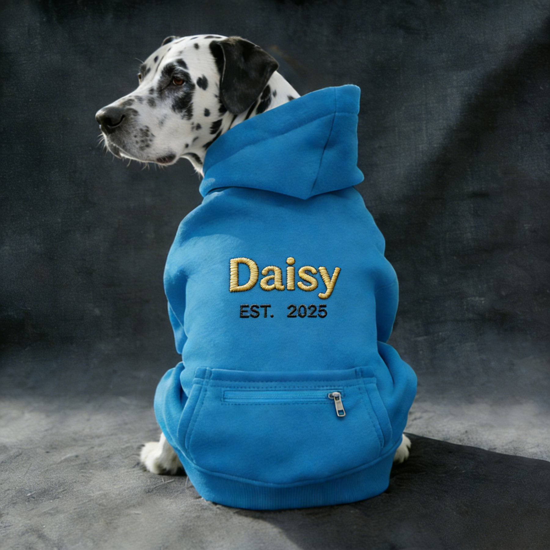 Personalized Embroidered Large Size Puppy Hoodie | BKPet412
