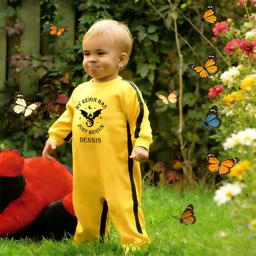 Personalized Baby My Reign Dragon Romper | CWBaby432