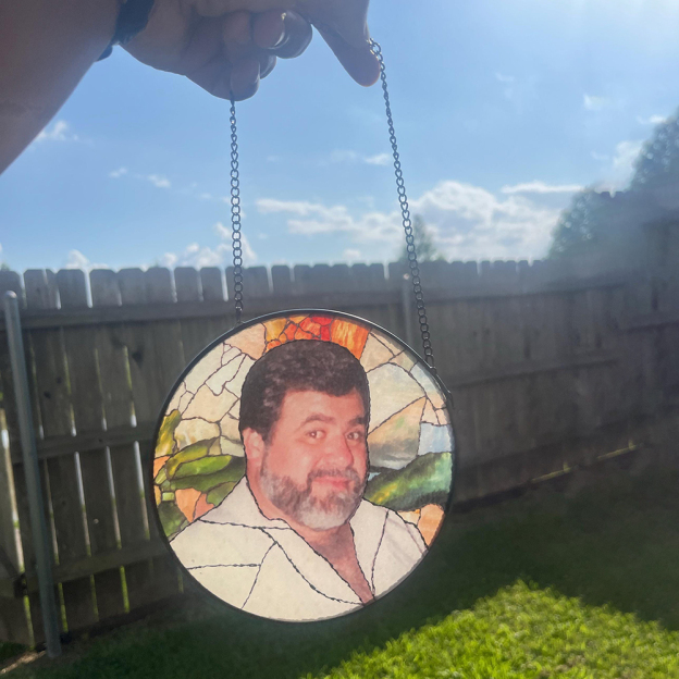 Personalized Family Portrait Window Hanging Ornament | CWGift32