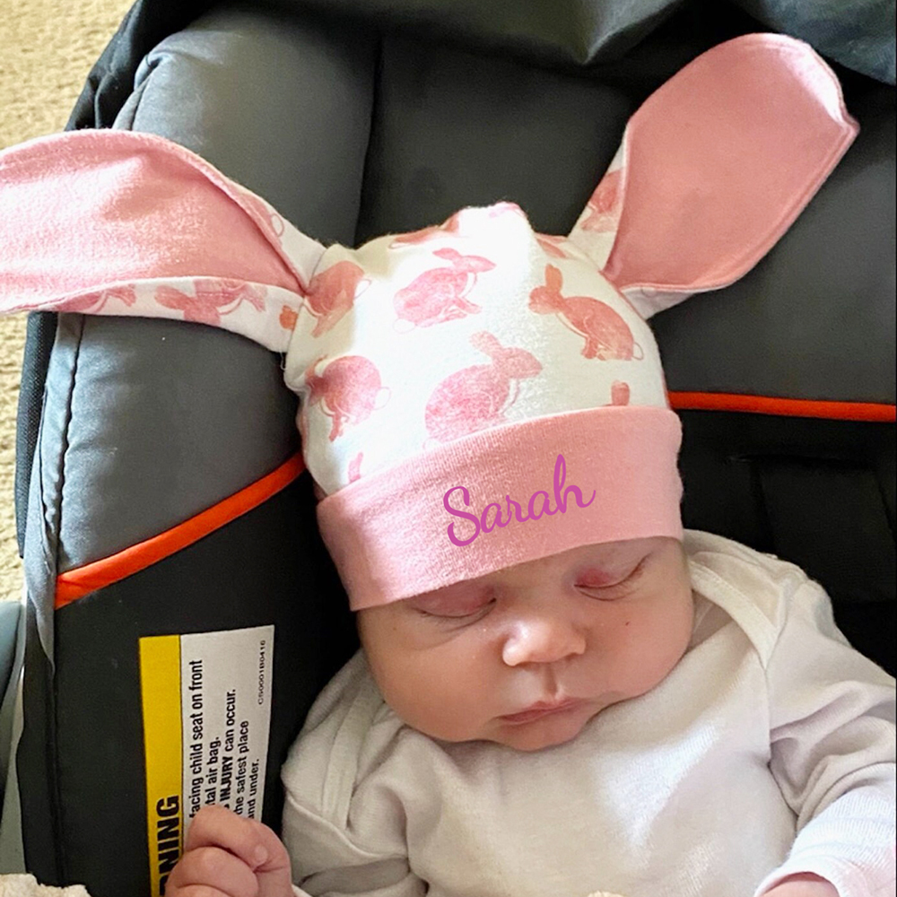 Personalized Baby Girl My First Easter Bunny Outfit | CWBaby439