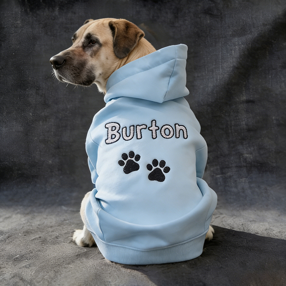 Personalized Embroidered Pet Comfortable Soft Hoodie | BKPet419