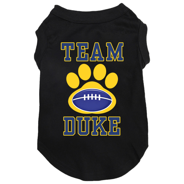 Personalized Football Team Pet Paw Soft Shirt | BKPet426