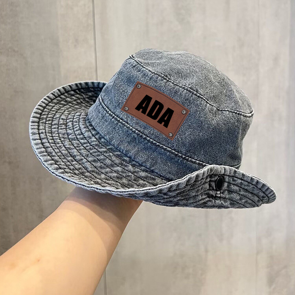 Personalized Cowboy Leather Patch Hat for Comfort & Unique | CWBeach68