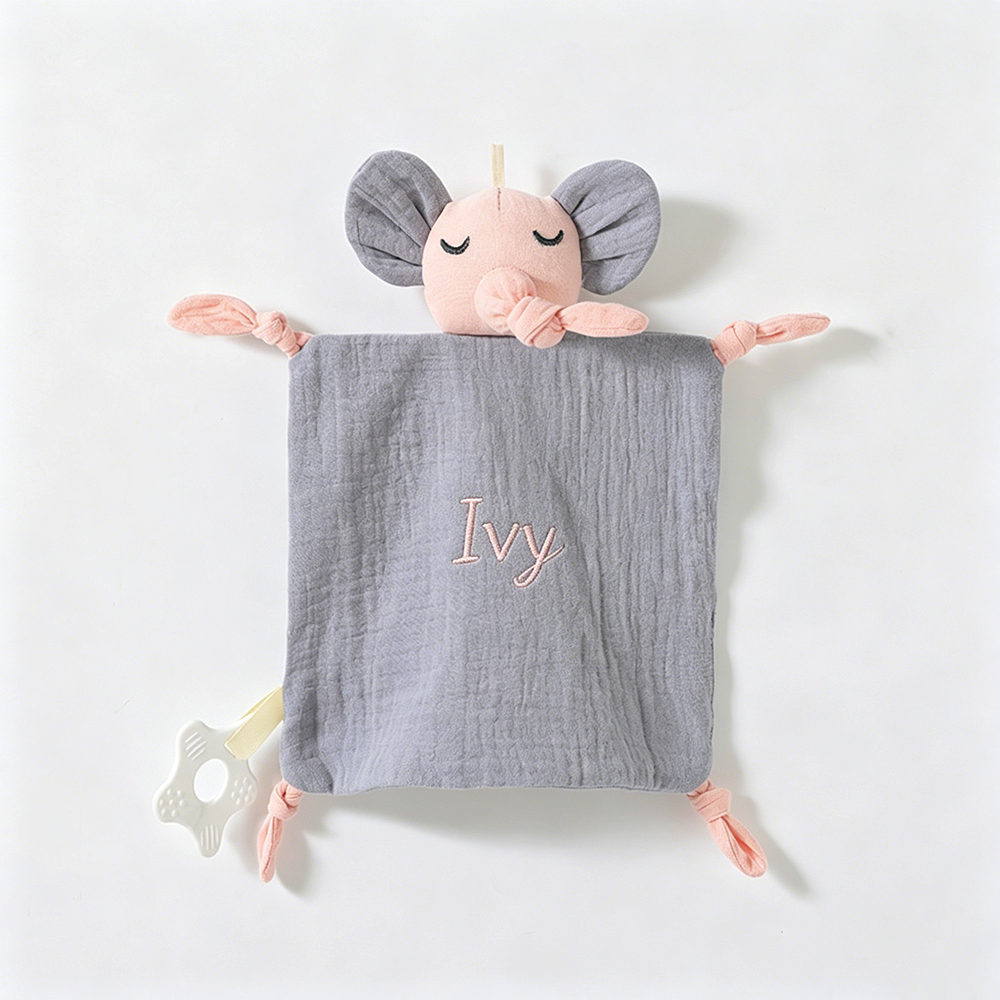 Personalized Baby Embroidery Comforter Sleep Toy | CWToy185