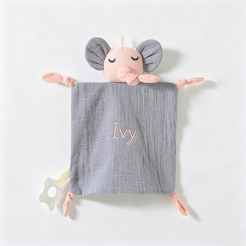 Personalized Baby Embroidery Comforter Sleep Toy | CWToy185