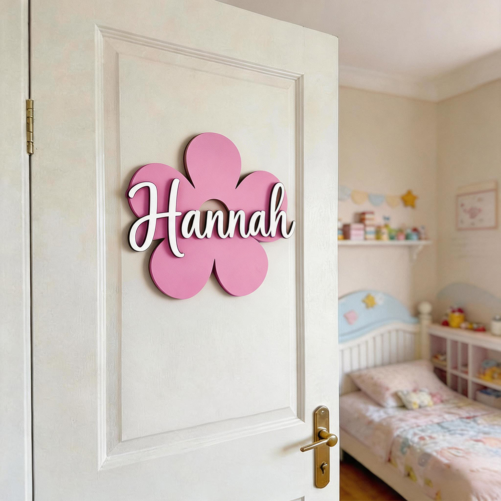 Personalized Kid's Bedroom Decoration Door Sign | CWBaby484