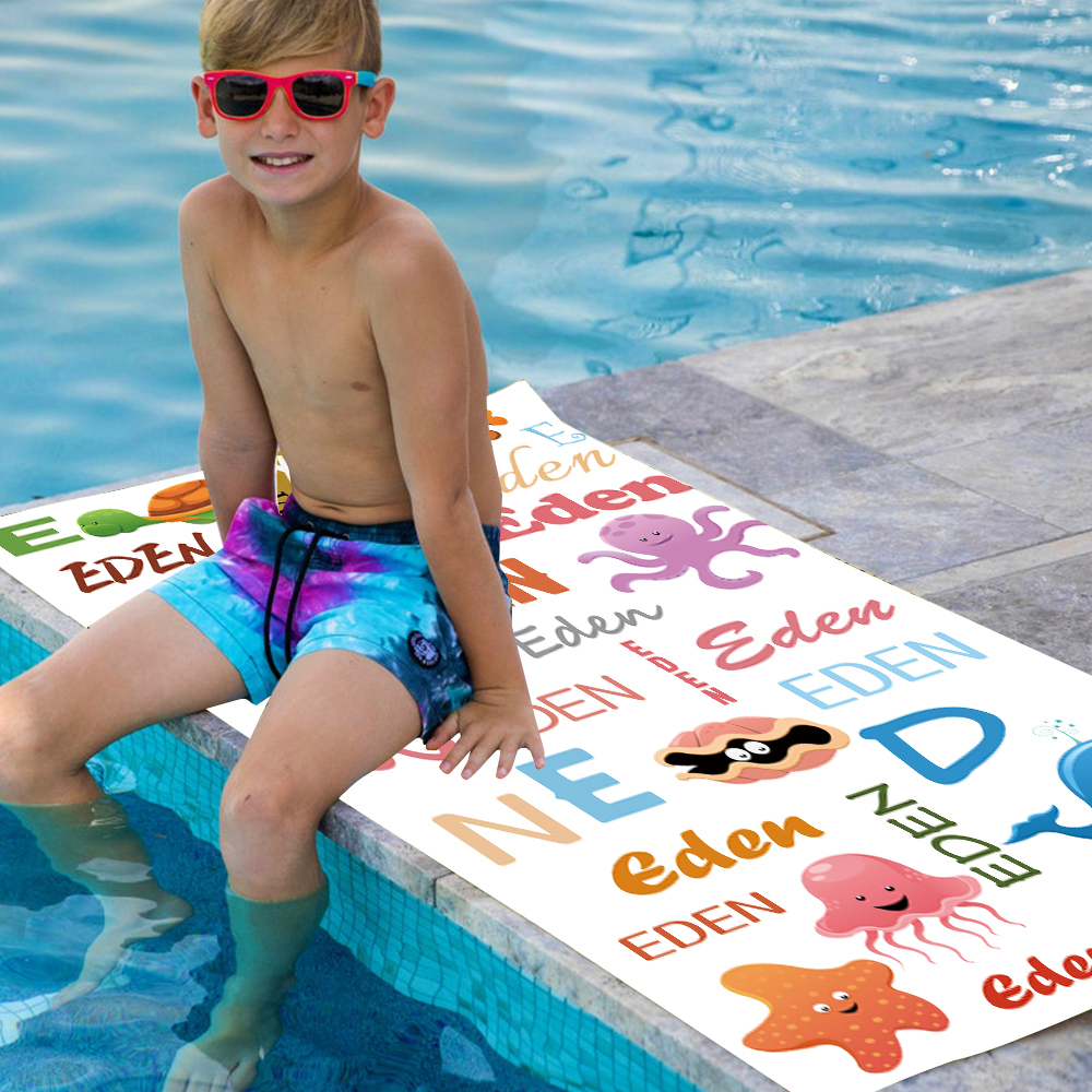 Personalized Lovely Kid Towel for Summer & Beach | CWTowel115