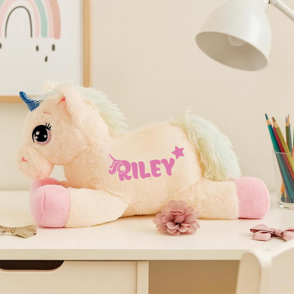 Personalized Kid's Lovely Soft Plush Unicorn Toy | CWToy188