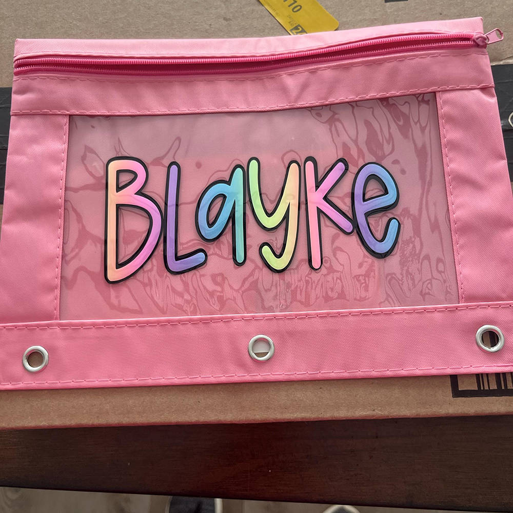 Personalized Custom Name Pencil Pouch | CWPack362