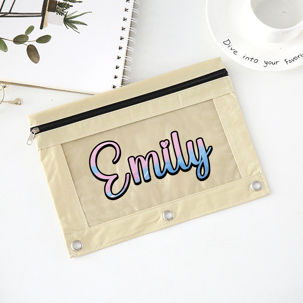 Personalized Custom Name Pencil Pouch | CWPack362