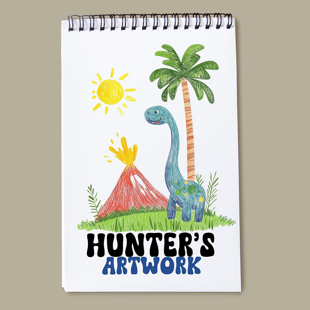 Personalized Kids Drawing Art Sketchbook | CWToy193