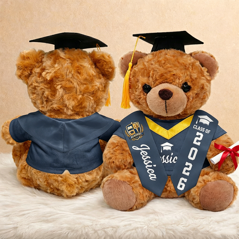 Personalized Plush Graduation Teddy Bear Gift | CWGift74
