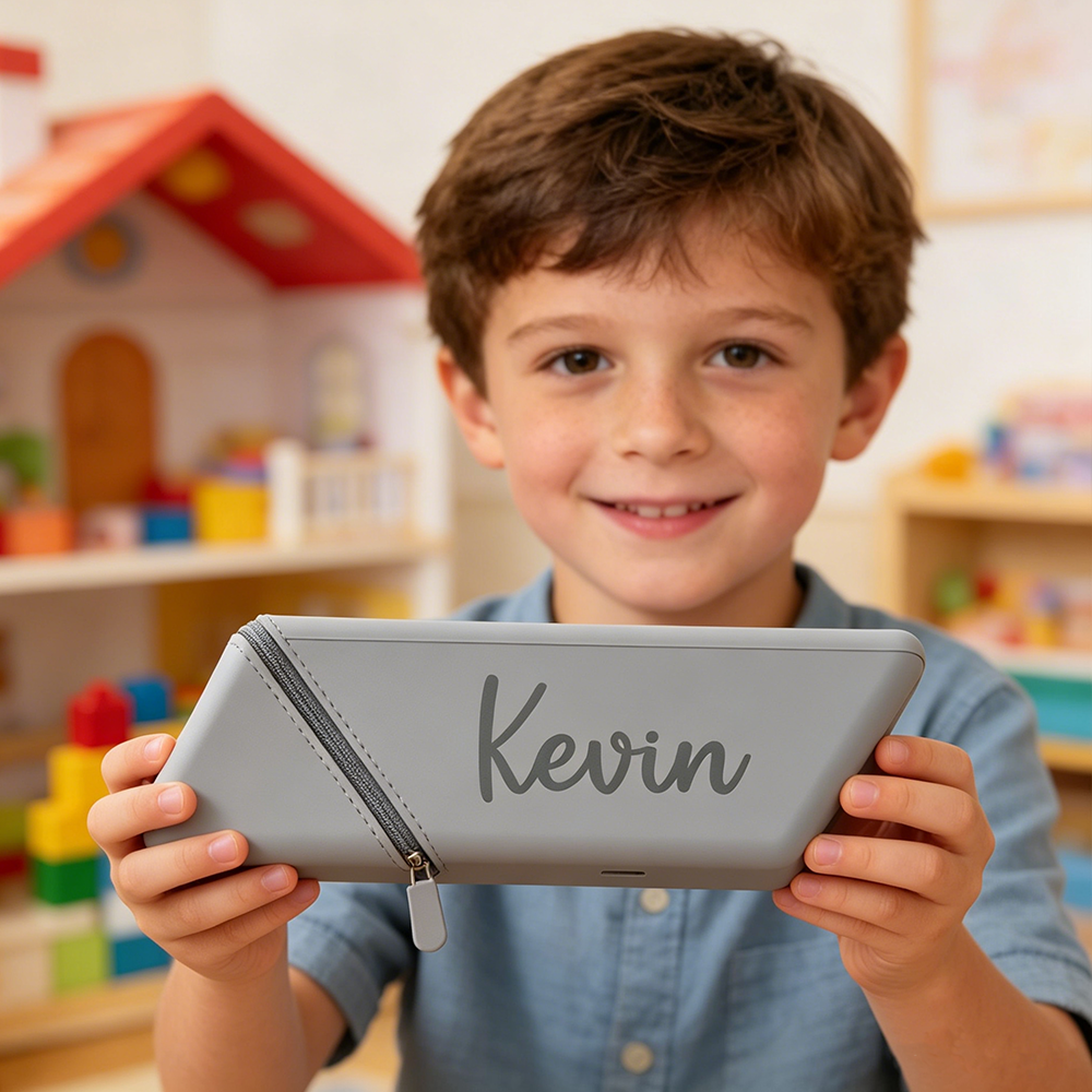 Personalized Kids Soft Silicone Stationery Case | CWPack373