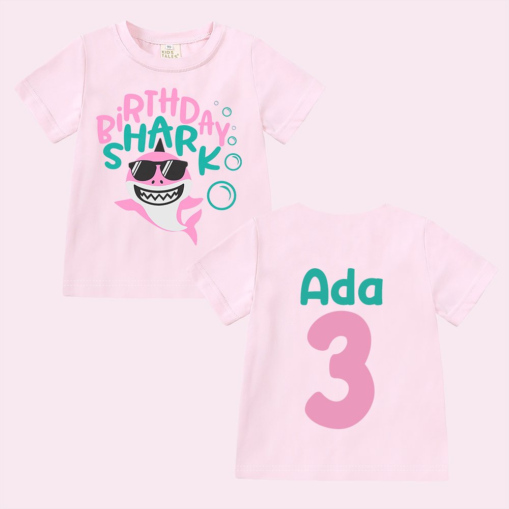 Personalized Shark Birthday T-Shirt | inBirth31