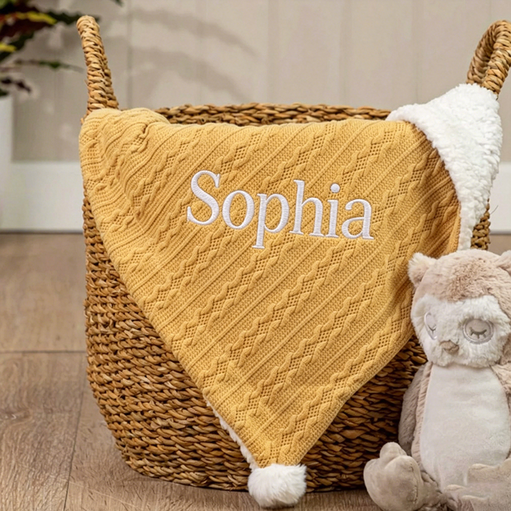Personalized Lovely Kid Blanket for Comfort & Unique | CWbaby15
