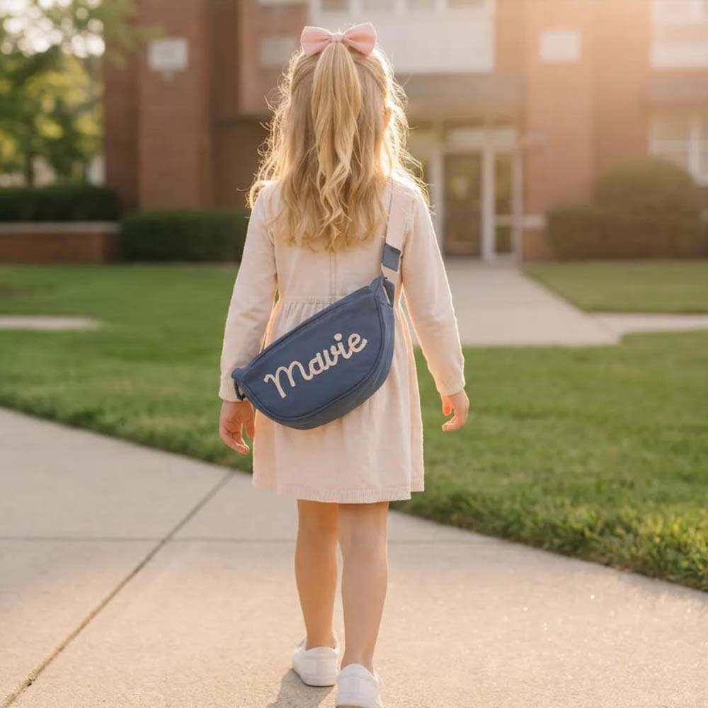 Personalized Hand-embroidered Kids Crossbody Bag | CWPack384