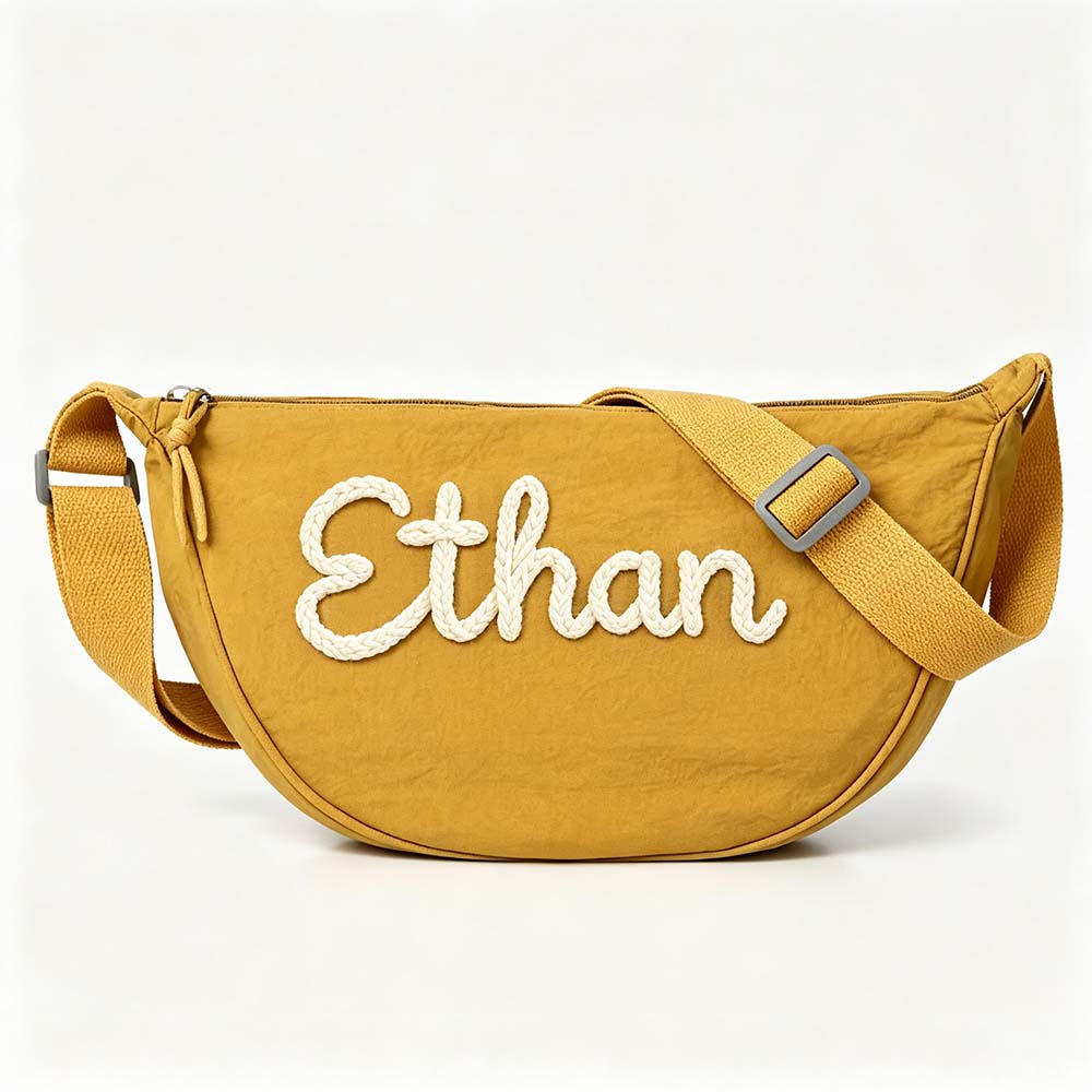 Personalized Hand-embroidered Kids Crossbody Bag | CWPack384