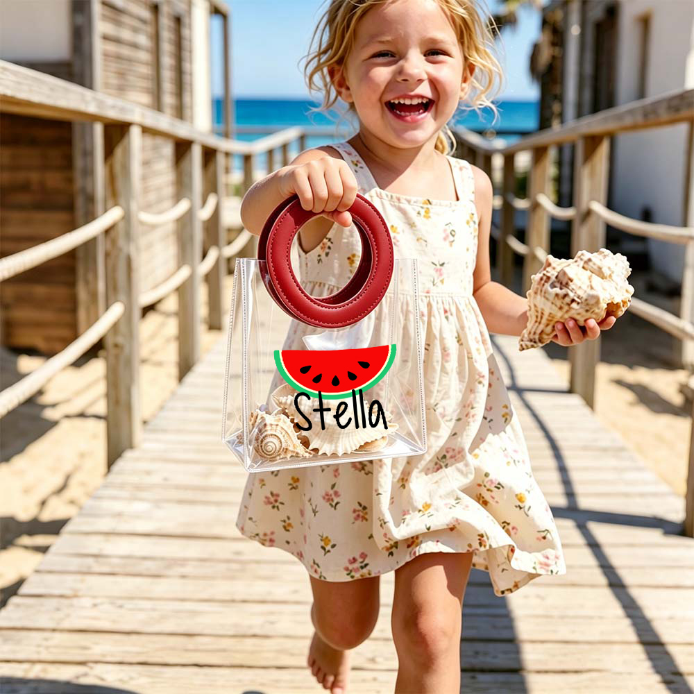 Personalized Kids Beach Party Favor Bags | CWBeach259